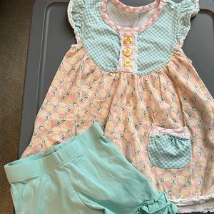 Serendipity girls pineapple dress